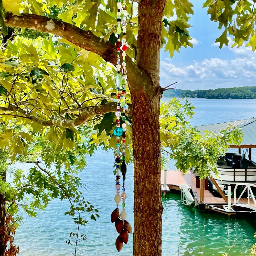 Söul Chimes, made with colorful glass beads and bells that speak to your soul.